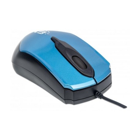 Mouse Manhattan Óptico Edge, Alámbrico, USB, 1000DPI