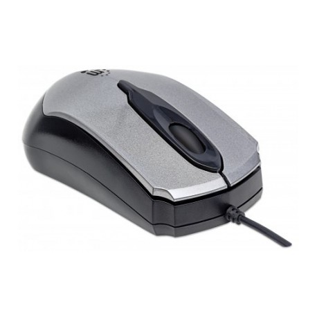 Mouse Manhattan Óptico Edge Alámbrico, USB, 1000DPI