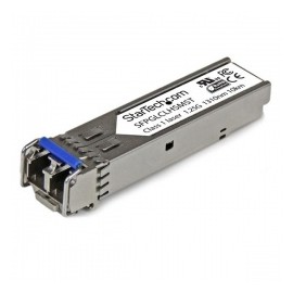 StarTech.com 1000BASE-LH Mini-GBIC SFP Módulo Transceptor, 10.000 Metros, Fibra Monomodo, para Cisco