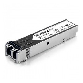 StarTech.com SFP Gigabit DDM LC Mini-GBIC Módulo Transceptor, 550 Metros, Fibra Multimodo, para Cisco