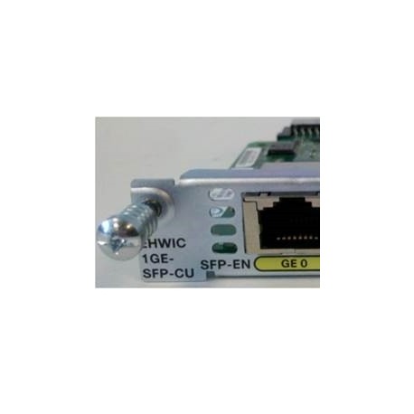 Cisco Tarjeta de Red EHWIC-1GE-SFP-CU, Alámbrico, 1x RJ-45, para Cisco