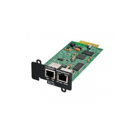 Eaton Tarjeta de Red Network Card-MS, Alámbrico, 2 Puertos Ethernet