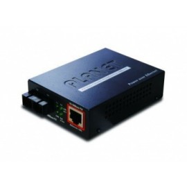 Planet Convertidor de Medios PoE FTP-802, 100Base-FX - 10-100Base-TX, 2km