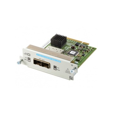 HP Convertidor de Red SFP 10GbE, 2 Puertos Fibra, para HP 2920