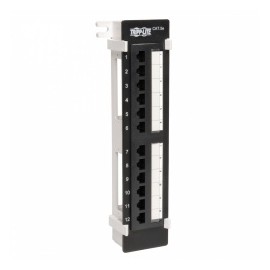 Tripp Lite Panel de Conexiones Cat5e de 12 Puertos RJ-45, para Instalacion en Pared