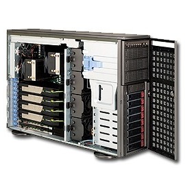 Servidor Supermicro SuperServer SYS-7046GT-TRF, Intel 5520, 192GB, Tower 4U (Barebone) - no Sistema Operativo Instalado