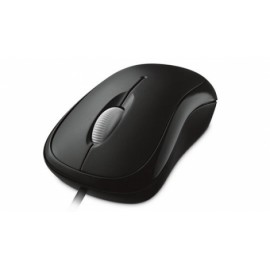 Mouse Microsoft Óptico P58-00061, Alámbrico, USB, Negro