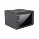 Nexxt Solutions Gabinete de Pared 19, 6U, hasta 60kg, Negro
