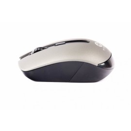 Mouse Naceb Óptico NA-594GR, Inalámbrico, USB, 1600DPI, Gris