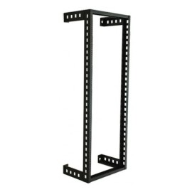 North System Rack Abierto de Pared con Soportes, 19, 12UR, Negro Liso