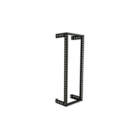 North System Rack Abierto de Pared con Soportes, 19, 12UR, Negro Liso