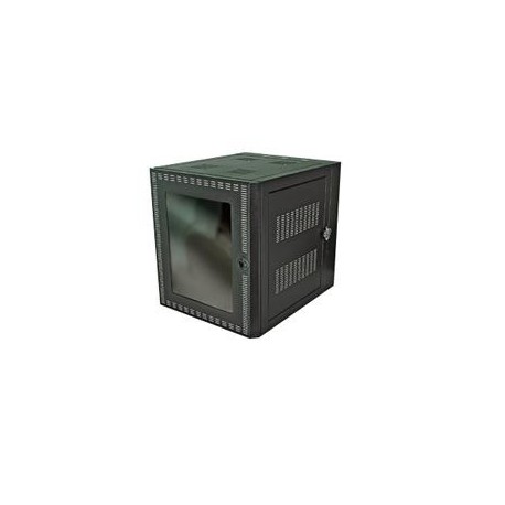 North System Gabinete para Montaje en Pared, 12UR, Negro