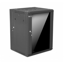 Nexxt Solutions Gabinete de Pared 19, 15U, hasta 60Kg, Negro