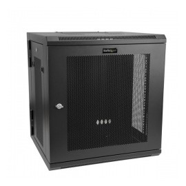 StarTech.com Gabinete de Pared Abisagrado 12U, hasta 90kg, Negro