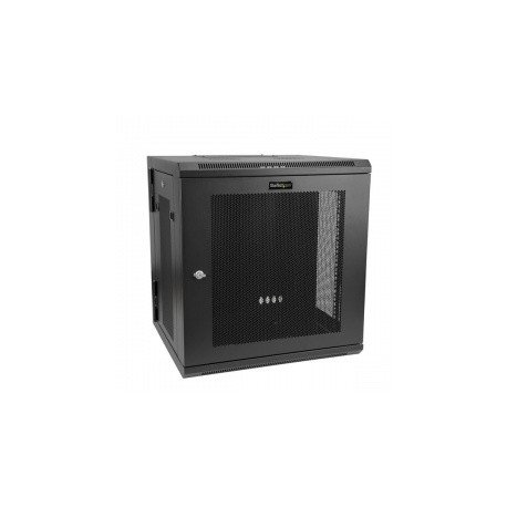 StarTech.com Gabinete de Pared Abisagrado 12U, hasta 90kg, Negro