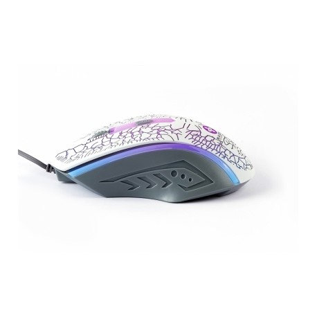 Mouse Gamer Naceb Óptico NA-592BL, Alámbrico, USB, 1200DPI, Blanco