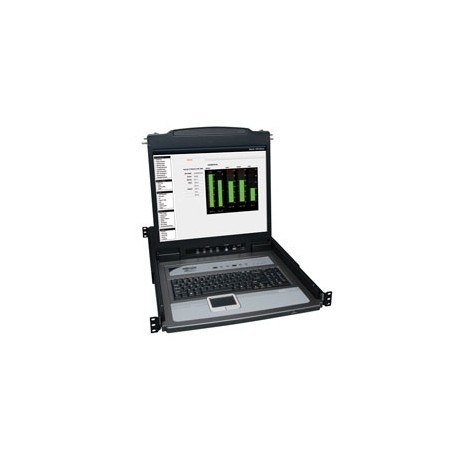 Tripp Lite Consola para Rack 1U KVM NetDirector VGA 19, de 16 Puertos