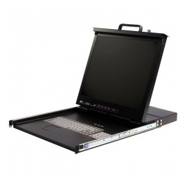 Startech.com Consola para Rack 17 1U, incluye Switch KVM de 16 Puertos