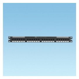 Panduit Panel de Parcheo Cat5e, RJ-45, 24 Puertos, 1U, Negro