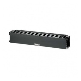 Panduit Organizador de Cables Horizontal Extendido Sencillo, 2UR, Negro