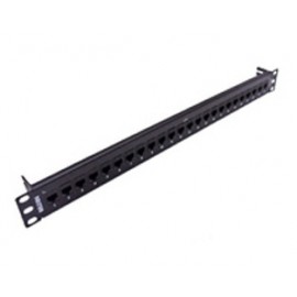 Belden Panel de Parcheo Cat6 KeyConnect, 1U, 24 Puertos, Negro