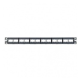 Panduit Panel de Parcheo Modular para Rack de 19, 1U, 24 Puertos