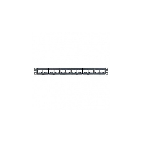 Panduit Panel de Parcheo Modular para Rack de 19, 1U, 24 Puertos