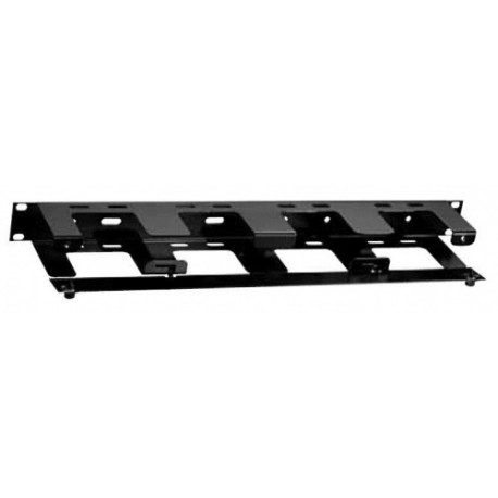 Belden Organizador de Cables Horizontal, 2U, Negro