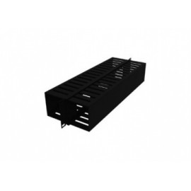 Laces Network Products Organizador Horizontal de Cables 19 2U, Negro