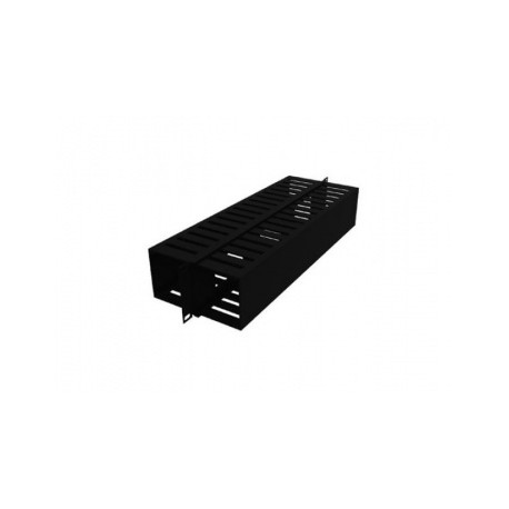 Laces Network Products Organizador Horizontal de Cables 19 2U, Negro