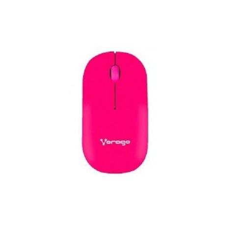 Mouse Vorago Óptico MO-205R, Inalámbrico, USB, 1000DPI, Rosa