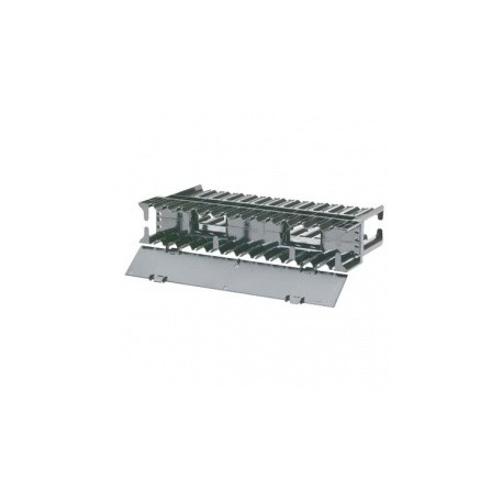 Panduit Organizador Horizontal de Cables Frontal y Posterior para Rack 19, Negro