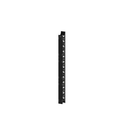 NCS Jaguar Organizador de Cables Vertical NCS-VOP-45, 19, Negro