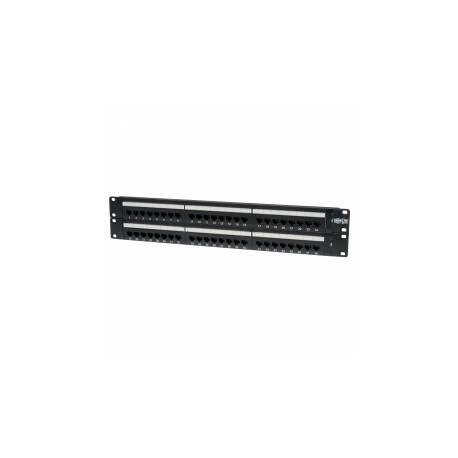 Tripp Lite Panel de Parcho Cat6 para Rack de 19, RJ-45, 48 Puertos